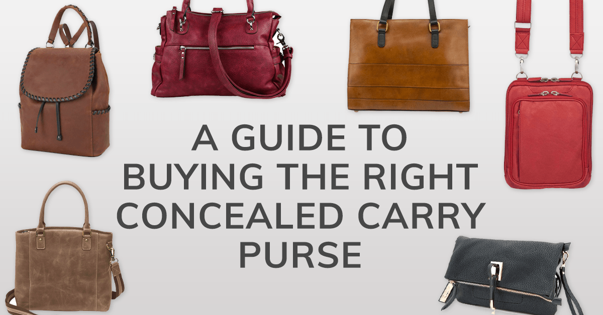 Crossbody Concealed Carry Compact Purse - Gun Handbags