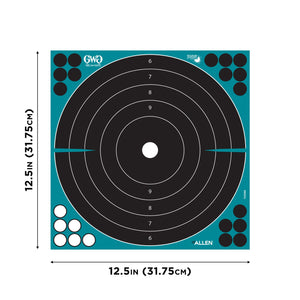 Bullseye Shooting Target - 10 pack