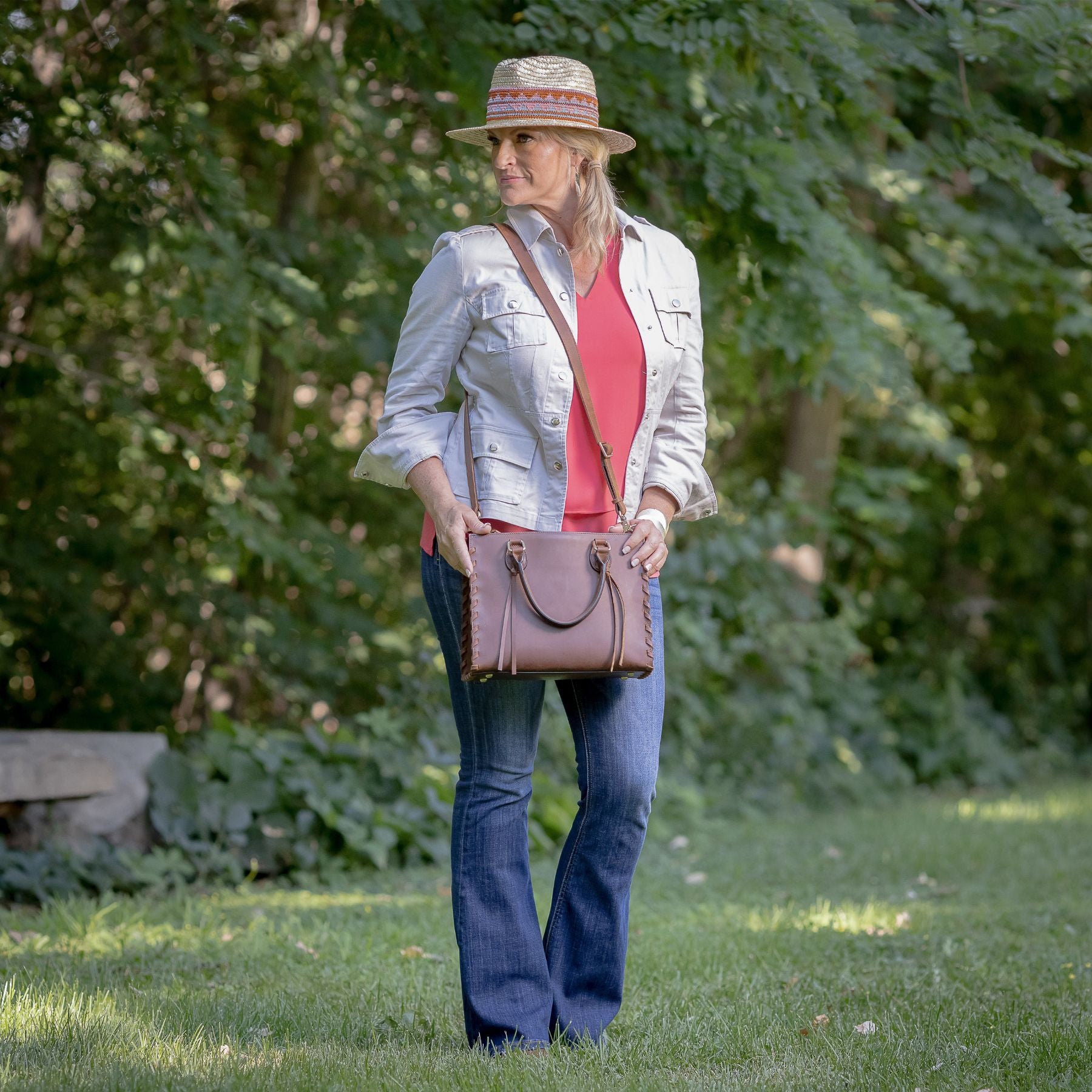 Fossil top emma purse