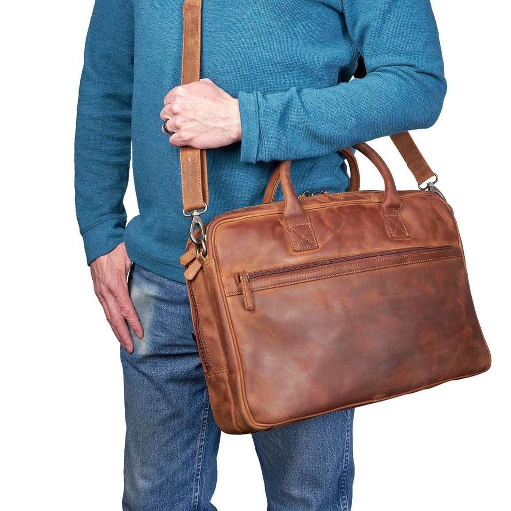 Concealed carry leather briefcase sale