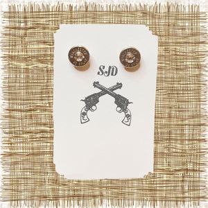 Headstamp Stud Earrings