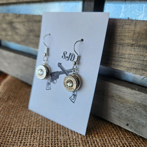 Headstamp Dangle Earrings