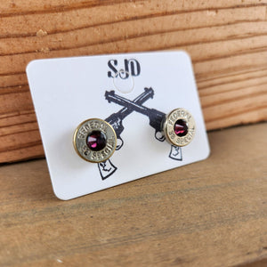 Headstamp Stud Earrings