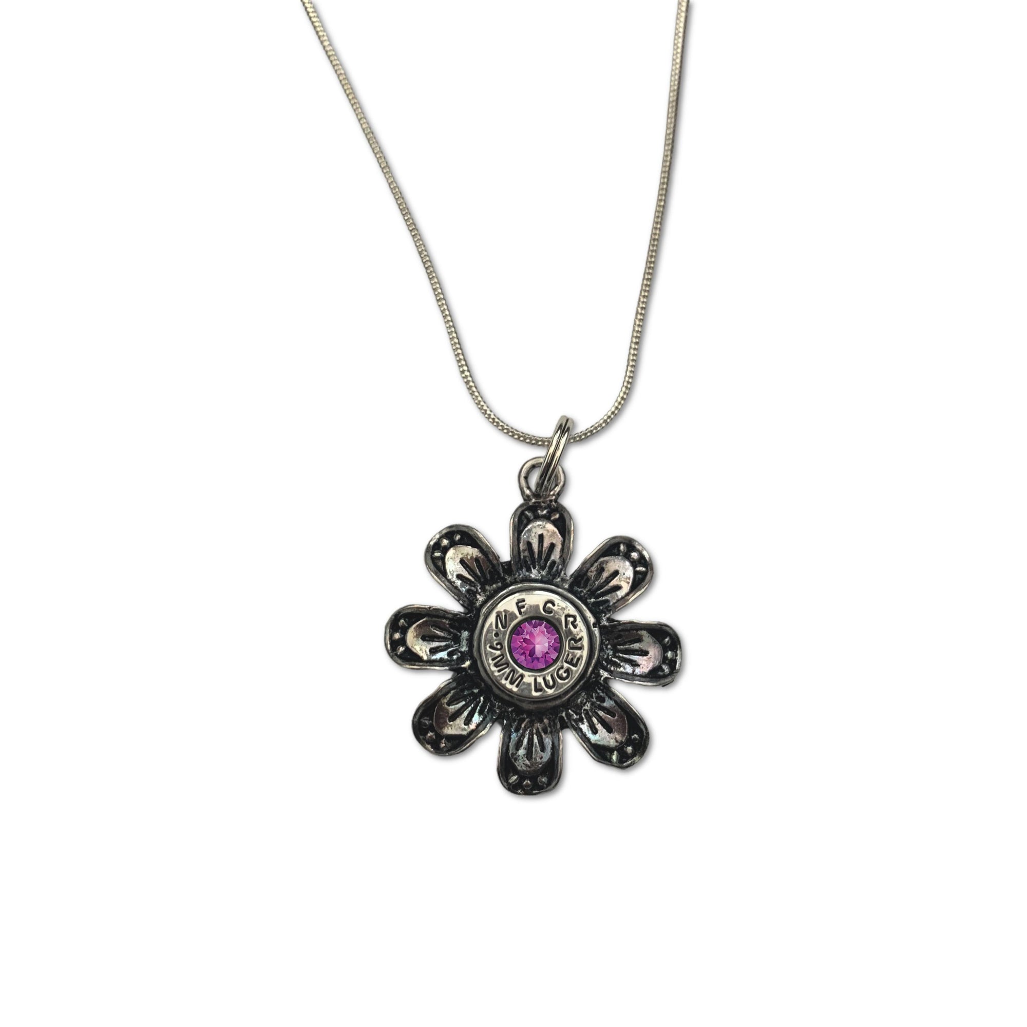 Bullet Blossom Necklace | Women's Gun Jewelry | Gun Goddess ...