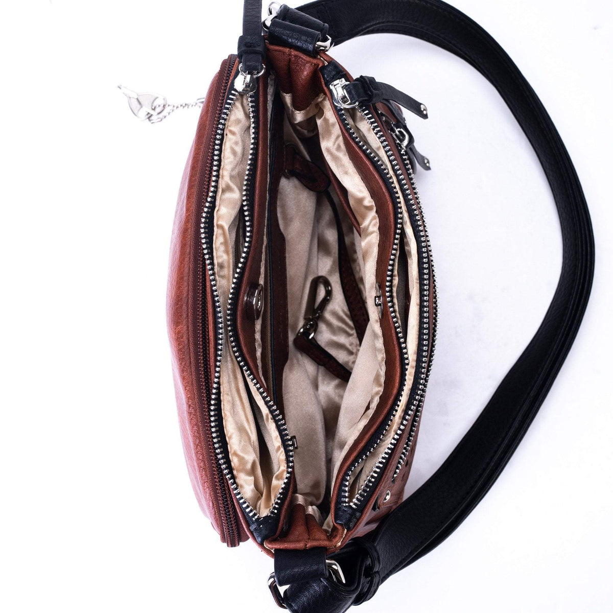 Gun Goddess Remi Flat Concealed-Carry Crossbody