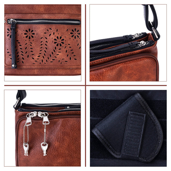 Hailey Concealed Carry Crossbody | CCW Purse | Gun Goddess - GunGoddess.com