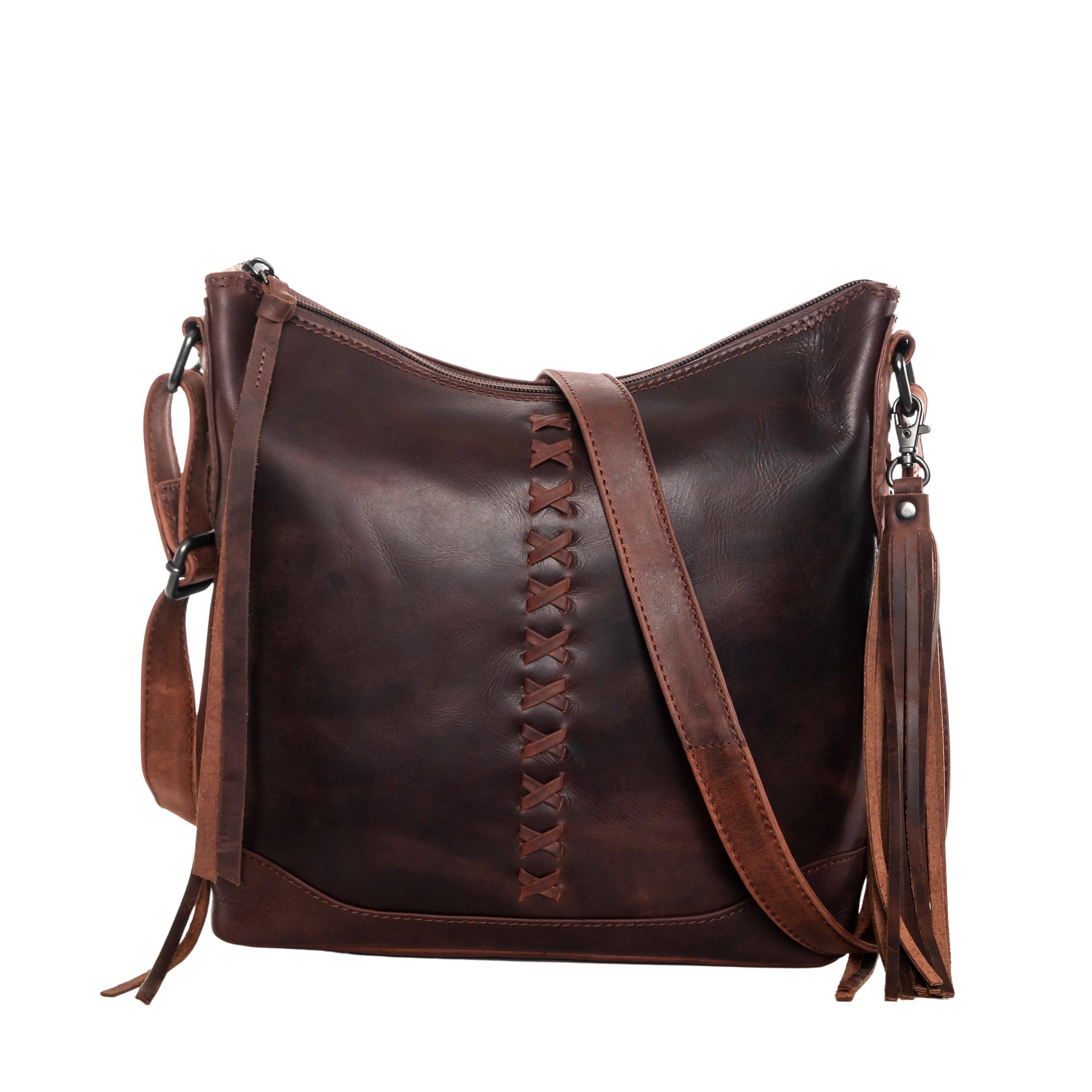 Leather Concealed Carry Crossbody Blake Gun Bag Gun Goddess