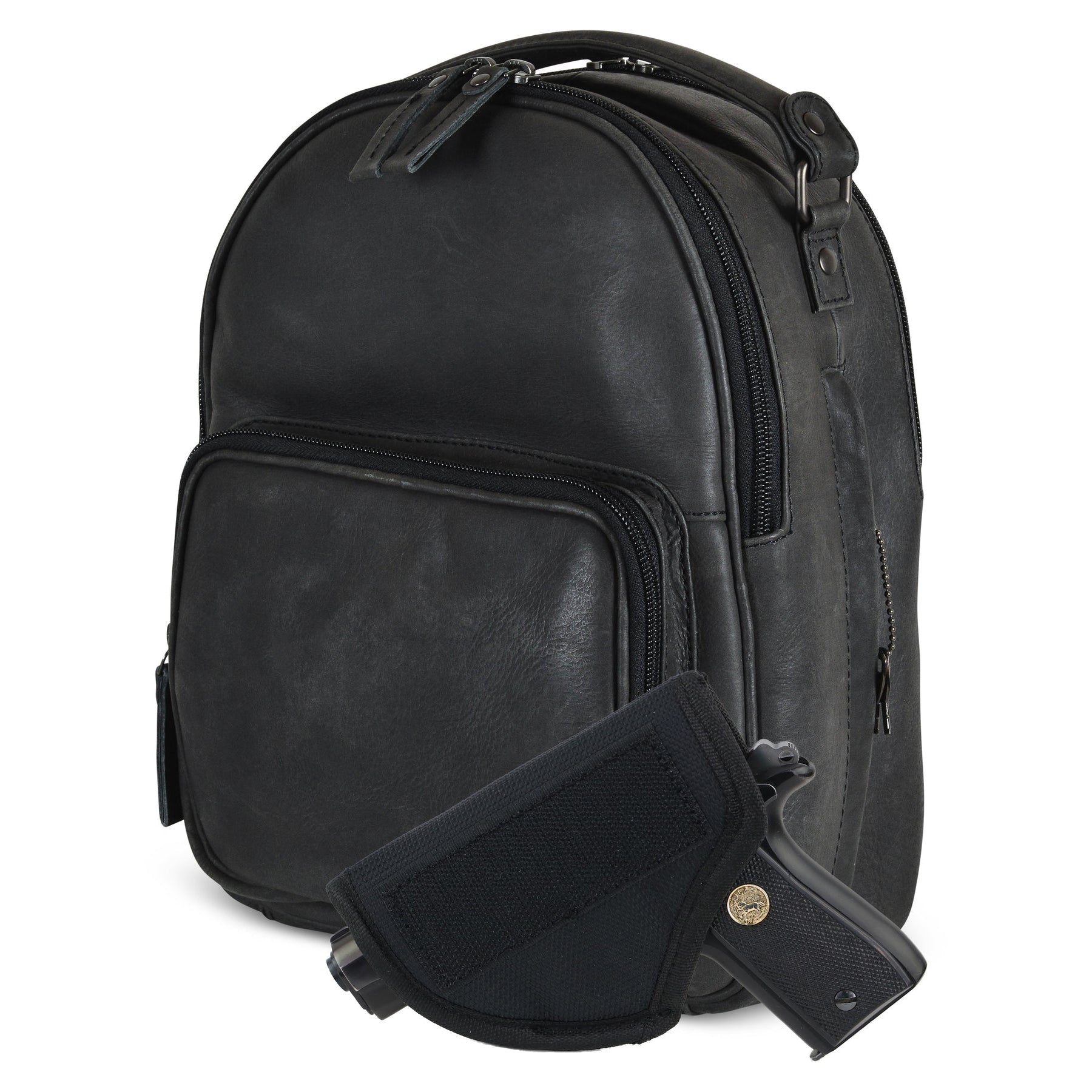 Backpack with built in gun holster hotsell