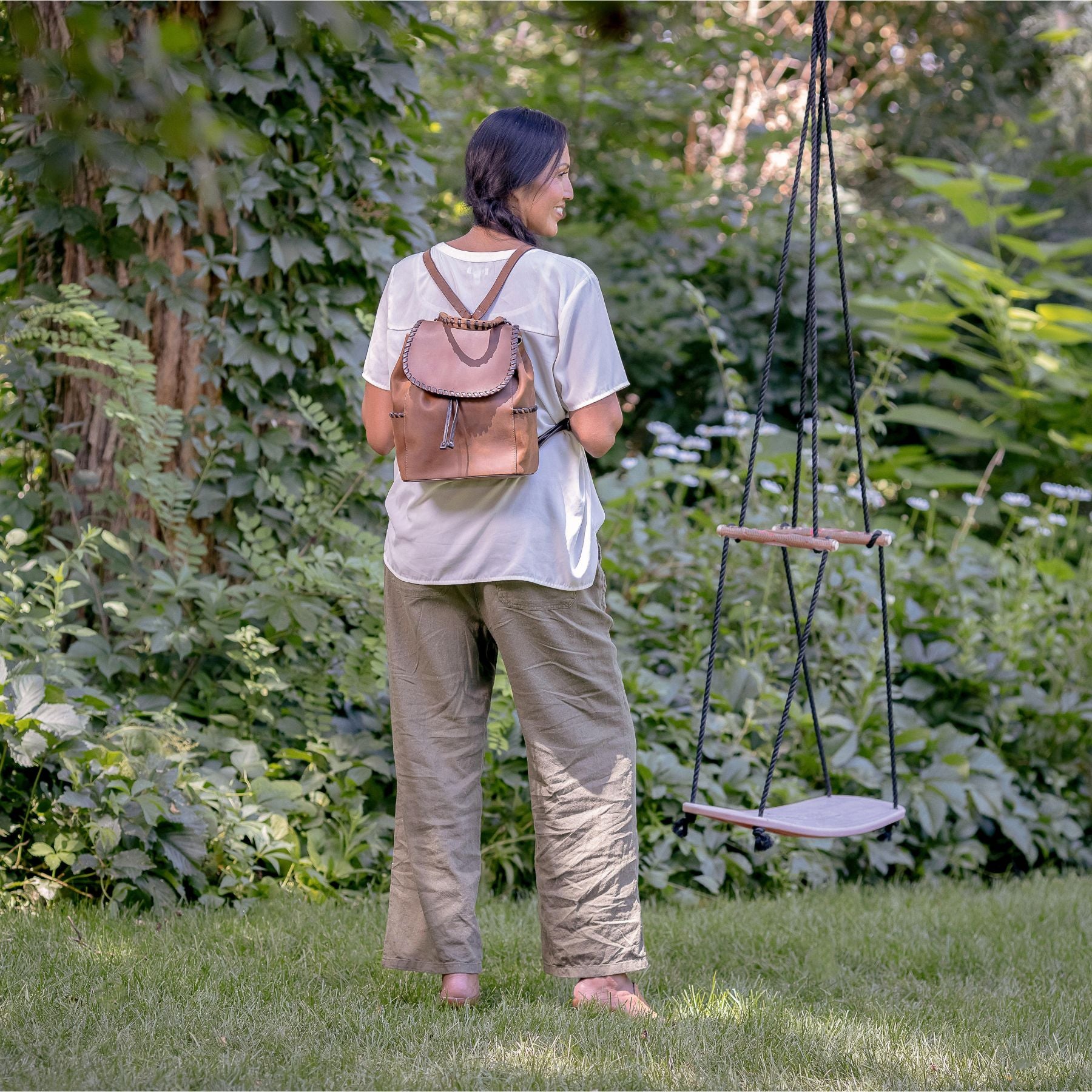 Grey Distressed Convertible Backpack – Fashion Allie