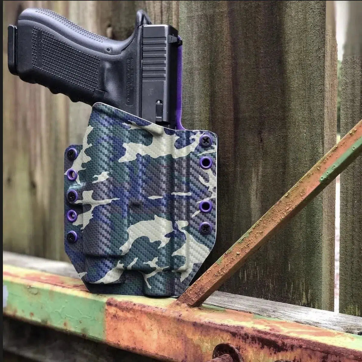 Two-Toned Outside-the-Waistband Custom Holster