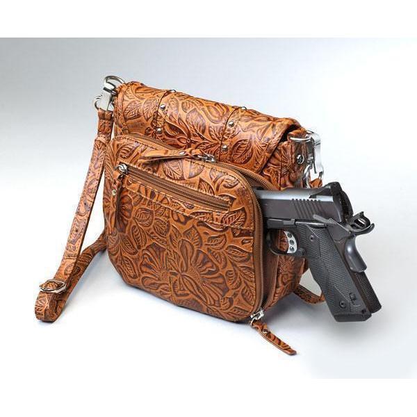 Cameleon Belladonna Concealed Carry Handgun Purse with Holster Mocha