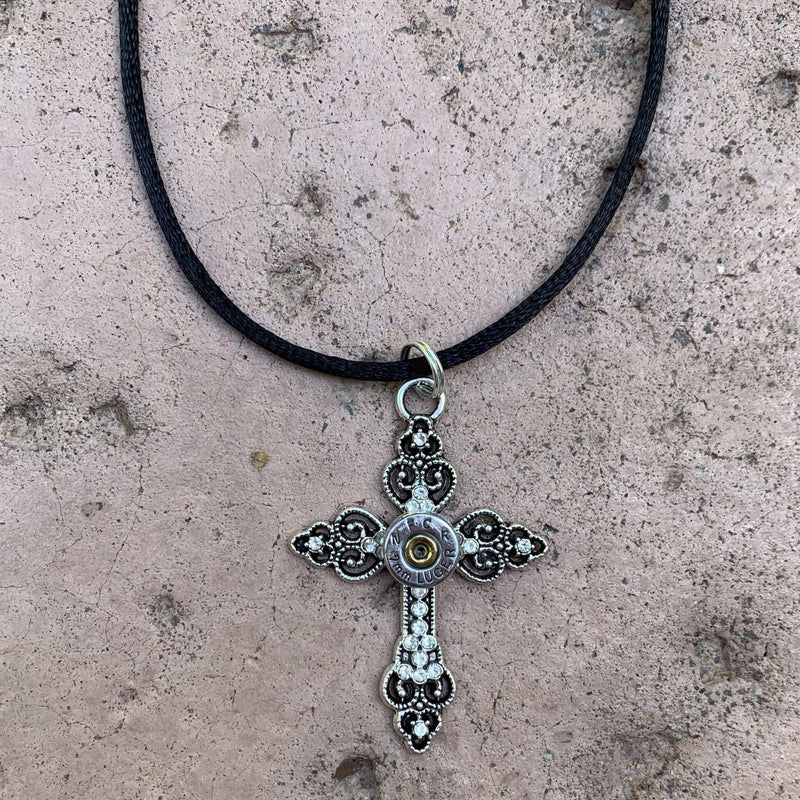 Two Protectors Cross Pendant | Women's Gun Jewelry | Gun Goddess ...