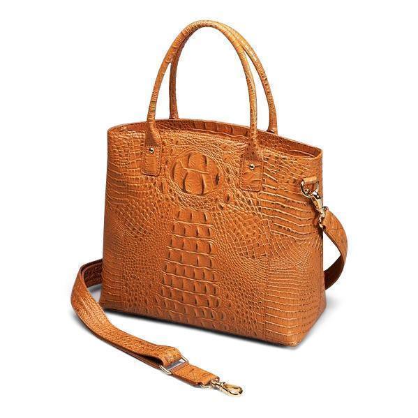 Wayco Brown Leather Concealed Carry Handbag